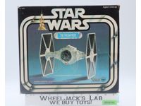 White Imperial Tie Fighter 100% Complete W/Box Star Wars 1978 Kenner Vehicle