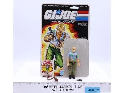 Chuckles V1 100% Complete W/ Cardback GI Joe 1987 Hasbro Vintage Action Figure