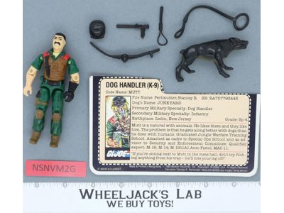 Mutt V1 100% Complete G.I. Joe 1984 Hasbro Vintage Action Figure