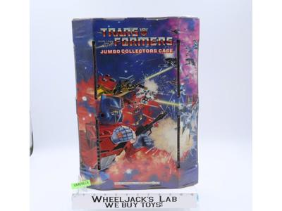 Vinyl Jumbo Collectors Case Tara Toy Corp. 1984 G1 Transformers Vintage 16"