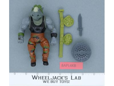 Rocksteady SOFT HEAD Teenage Mutant Ninja Turtles TMNT 1988 Playmates Vintage