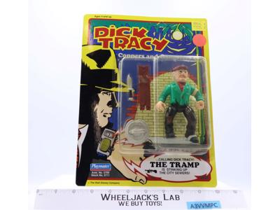 The Tramp Coppers & Gangsters Dick Tracy 1990 Playmates 5" Figure NEW SEALED