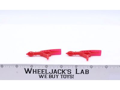 Spydor Red Gun PAIR He-Man Masters of the Universe MOTU Mattel