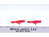 Spydor Red Gun PAIR He-Man Masters of the Universe MOTU Mattel