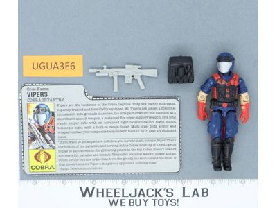 Vipers V1 100% Complete G.I. Joe 1986 Hasbro Vintage Action Figure