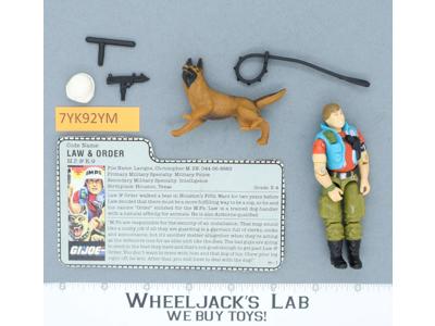 Law & Order V1 100% Complete G.I. Joe 1987 Hasbro Vintage Action Figure