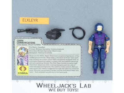 Tele-Vipers V1 100% Complete G.I. Joe 1985 Hasbro Vintage Action Figure