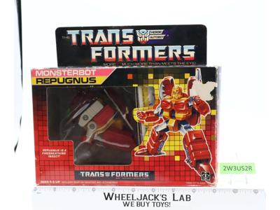 Repugnus MIB 100% Complete 1987 Vintage Hasbro G1 Transformers Action Figure