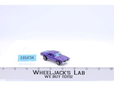 Custom Barracuda Purple w/Purple Interior 1967 Redline Hot Wheels Mattel Vintage
