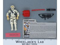Storm Shadow V2 100% Complete G.I. Joe 1988 Hasbro Vintage Action Figure