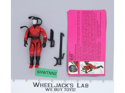 Slice V1 100% Complete G.I. Joe 1992 Hasbro Vintage Action Figure