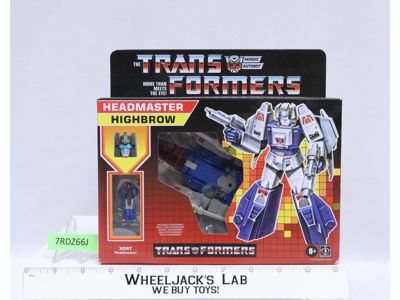 Highbrow Headmaster Transformers Reissue 2020 Hasbro Action Figure NEW SEALED