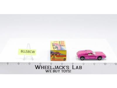 Lotus Europa No 5 Lesney Superfast Matchbox 1969 W/Box England Vintage