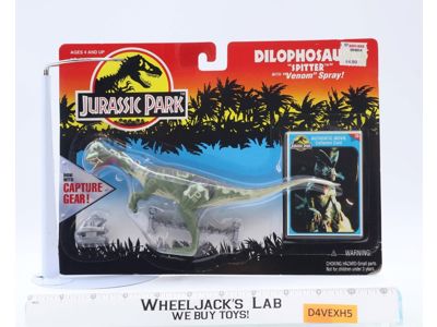 Dilophosaurus Jurassic Park Dino Strike 1993 Kenner Action Figure NEW SEALED