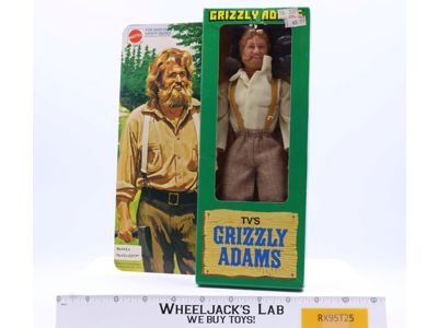 #2377 Grizzly Adams from TV Show Grizzly Adams 1978 Mattel 9" Figure NEW MIB