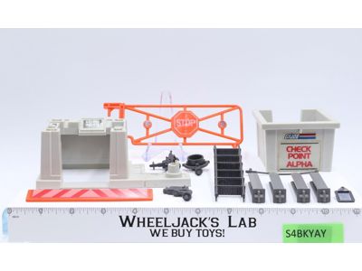 Check Point Alpha Battle Station 100% Complete GI Joe 1985 Hasbro Vintage