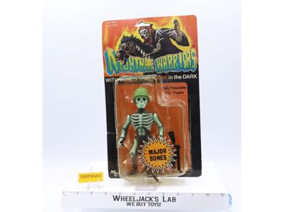 Major Bones Nightmare Warriors 1983 MTC Multi Toys Corp Action Figure NEW SEALED