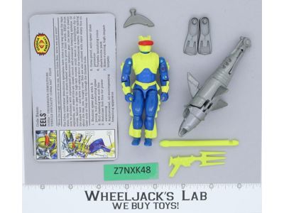 Eels V2 100% Complete G.I. Joe 1992 Hasbro Vintage Action Figure