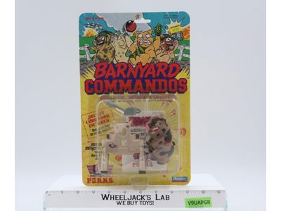 Sergeant Shoat N. Sweet Barnyard Commandos 1989 Playmates NEW MOSC SEALED