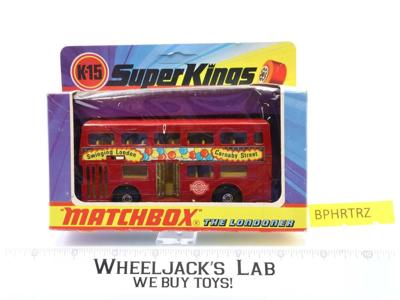 Super Kings K-15 The Londoner NEW Matchbox 1973 W/Box England Vintage