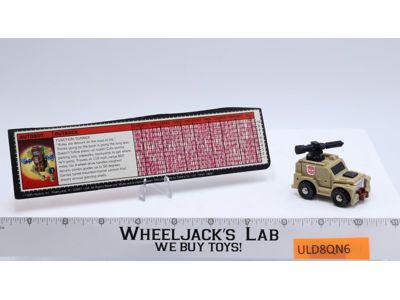 Outback 100% Complete 1986 G1 Transformers Toyota Land Cruiser Action Figure