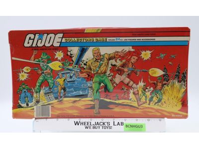 GI Joe Collectors Case 24 Action Figures W/TRAYS 1984 Tara Toy Accessory