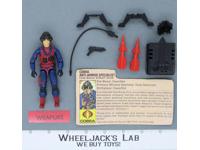 Scrap Iron V1 100% Complete G.I. Joe 1984 Hasbro Vintage Action Figure