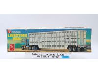 #1106 Wilson Livestock Trailer AMT 1:25 Scale Model Kit NEW