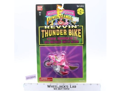 Revvin Thunder Bike Pink Ranger Mighty Morphin Power Rangers Bandai NEW SEALED
