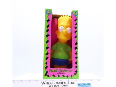 Bart Simpson Coin Bank The Simpsons 1990 Street Kids NEW SEALED