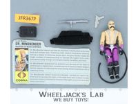 Dr. Mindbender V1 100% Complete G.I. Joe 1986 Hasbro Vintage Action Figure