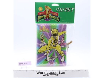 Yellow Ranger Diary W/ Key Mighty Morphin Power Rangers 1993 Gordy NEW SEALED