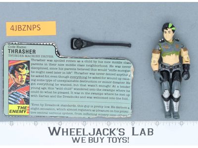 Thrasher V1 100% Complete G.I. Joe 1986 Hasbro Vintage Action Figure