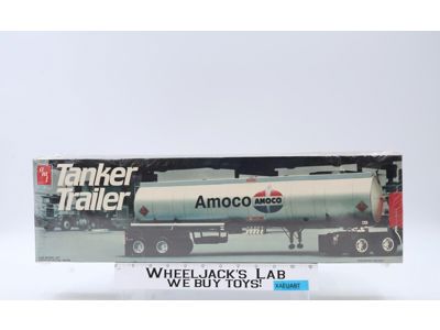 #6698 Amoco Tanker Trailer AMT ERTL 1:24 Scale Model Kit SEALED