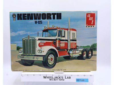 #6640 Kenworth Conventional W-925 AMT ERTL 1:25 Scale Model Kit SEALED