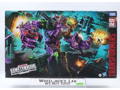 Scorponok 100% Complete Transformers Earthrise War For Cybertron 2020 Hasbro