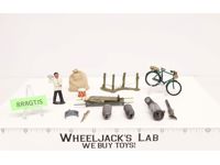 Misc. Lot Elastolin Vintage Germany Accessories Repairs Parts Cot Drum Bicycle