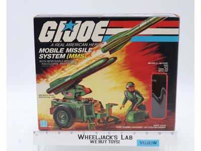 Mobile Missile System MMS W/ Hawk 100% Complete GI Joe 1982 Hasbro Action Figure