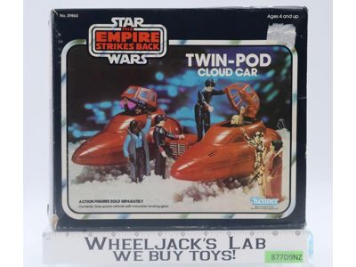 Twin Pod Cloud Car 100% Complete W/Box Star Wars ESB 1980 Kenner Figure Vehicle