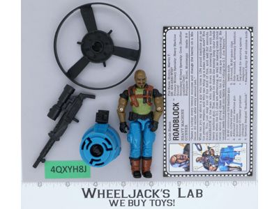 RoadBlock RECALLED V4 G.I. Joe 1992 Hasbro Vintage Action Figure
