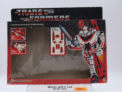 Jetfire EMPTY BOX ONLY 1985 Action Figure Vintage Hasbro G1 Transformers