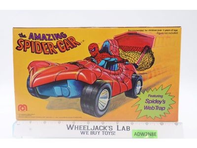 The Amazing Spider-Car Marvel Comics Spiderman 1975 Mego Action Figure Vehicle