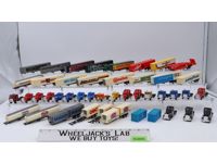 Lot of 20 Semis + 22 Tractor Trailers 1980s Road Champs Vintage Toy Cars