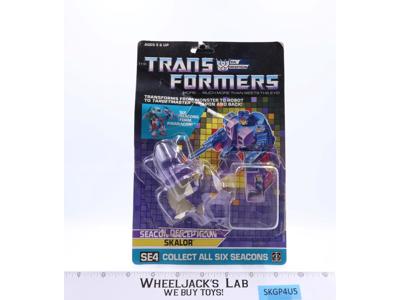 Skalor Seasons Cardback W/ Bubble ONLY Vintage 1987 G1 Transformers