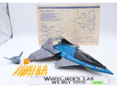 Hurricane VTOL 100% Complete 1990 GI Joe Vintage Hasbro Action Figure Vehicle
