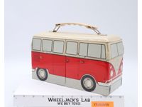 Red VW Microbus Metal Lunch Box W/ Thermos 1960s Omni-Graphics Inc Volkswagen