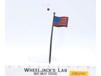 USS Flagg Aircraft American & GI Joe Flag Pole 1985 GI Joe Vintage