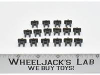 USS Flagg Aircraft Set of 16 Deck Clips NO REPRO 1985 GI Joe Vintage