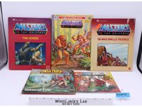 Lot of 5 He-Man Masters of the Universe MOTU Books & Activity Book