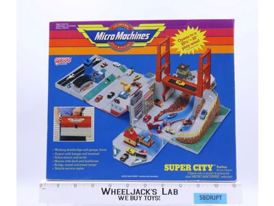 #6420 Super City Toolbox Playset Micro Machines 1988 Galoob NEW MIB